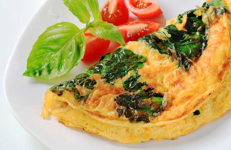 Tomato Basil Omelet